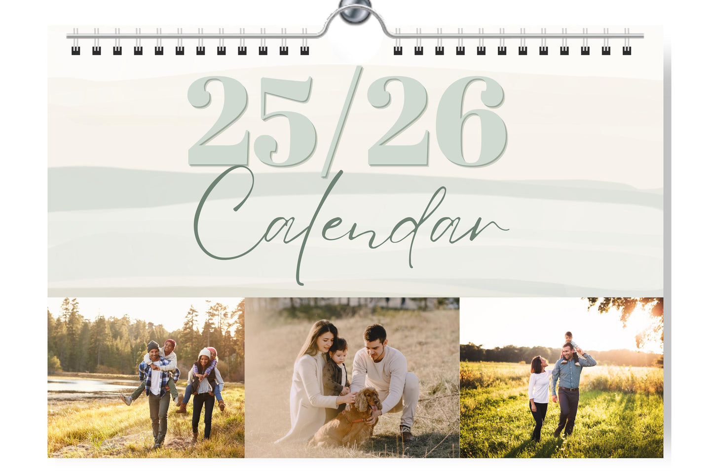 Personalised Photo Calendar 2025|2026 Custom Calendar With Your Own Photos | Personalised Christmas Gift| A5| A4 | A3 | A3 slimline calendar