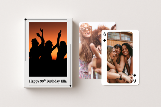 Luxury Personalised Playing Cards + Box – Create Your Own Deck