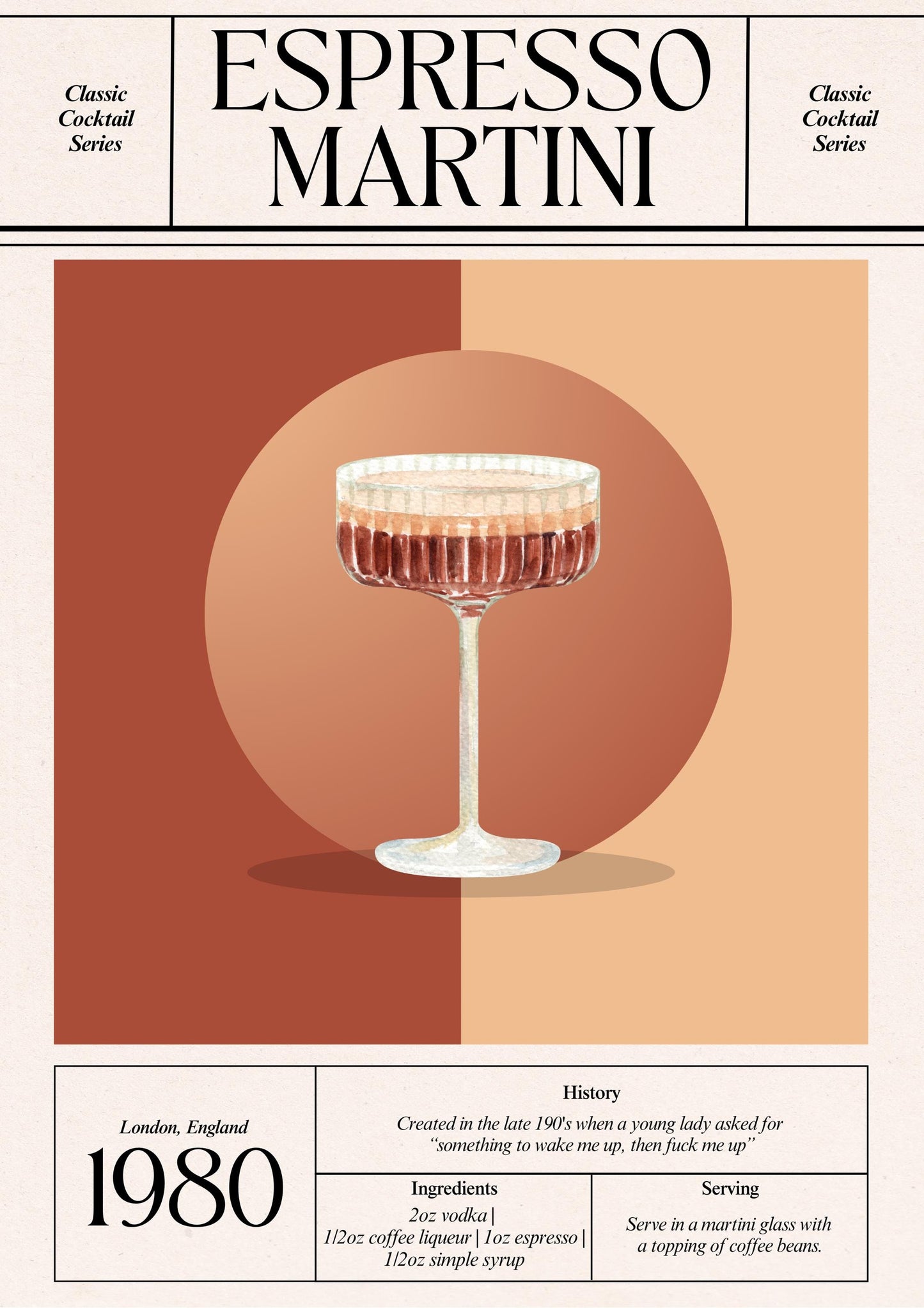Cocktail Art Print | Trendy Home Decor | Cocktail Poster | Living Room Art| Kitchen Wall Decor | Gifts for Her | Maximalist Wall Art |