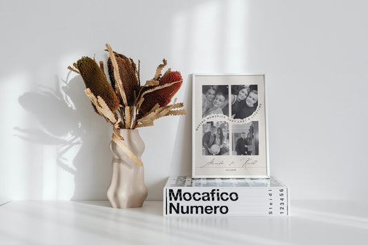 Personalised Photo Collage Print - Personalised Gift for Boyfriend Gift for Girlfriend Valentines Day Gift for Him Gift for Her Anniversary