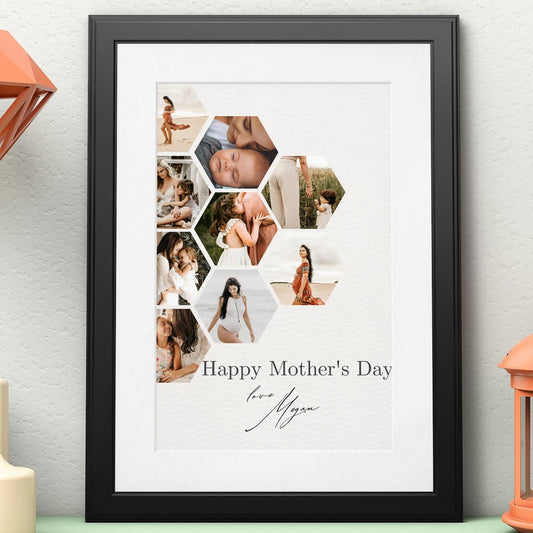 Personalised Photo Collage Print - Personalised Gift for Mother’s Day Gift for Nanny Mothers Day Photo Gift, Digital print for Mother’s Day