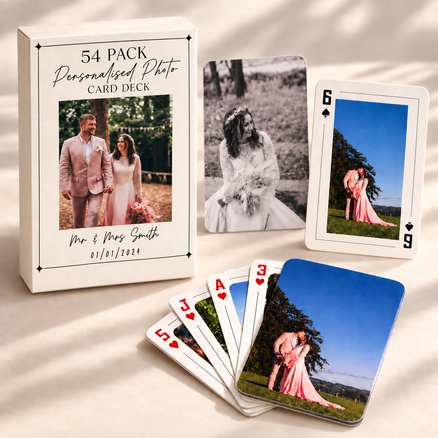 Personalised Photo Playing Cards – Custom Deck & Gift Box