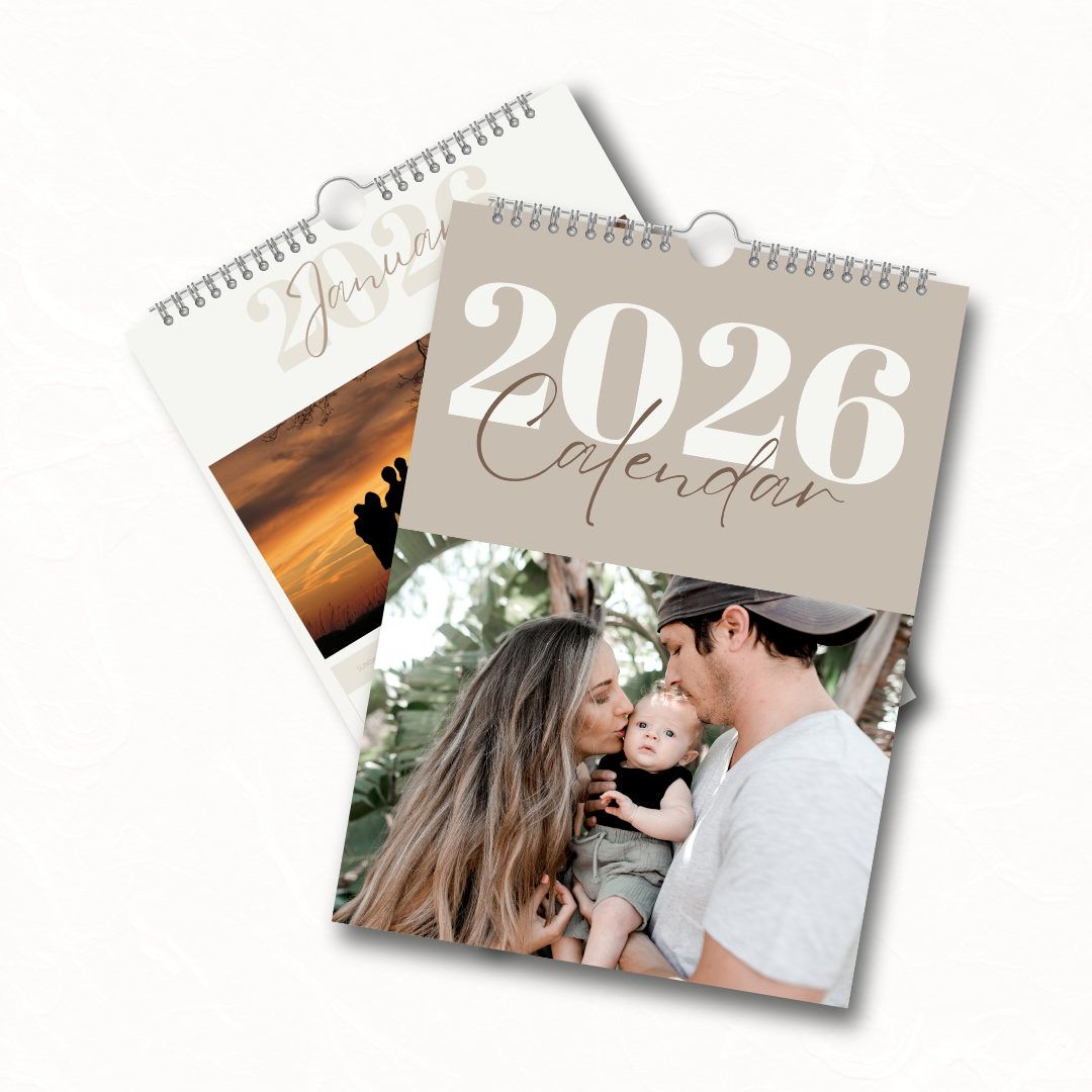 Personalised Photo Wall Calendar – Add Your Photos for a Year of Smiles.