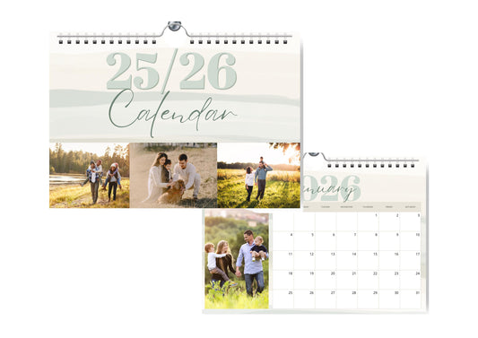 Personalised Photo Calendar 2025|2026 Custom Calendar With Your Own Photos | Personalised Christmas Gift| A5| A4 | A3 | A3 slimline calendar