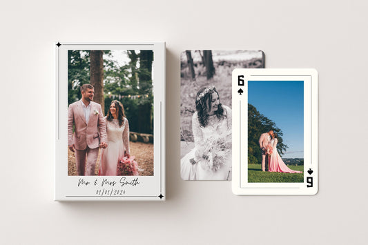 Custom Photo Playing Cards/ Personalized Playing Cards With Photos /Custom Printed Deck of Cards/Wedding Playing Cards/Valentines day Gift